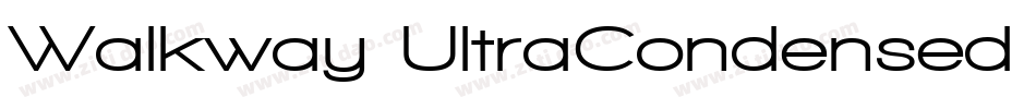 Walkway UltraCondensed Bold字体转换